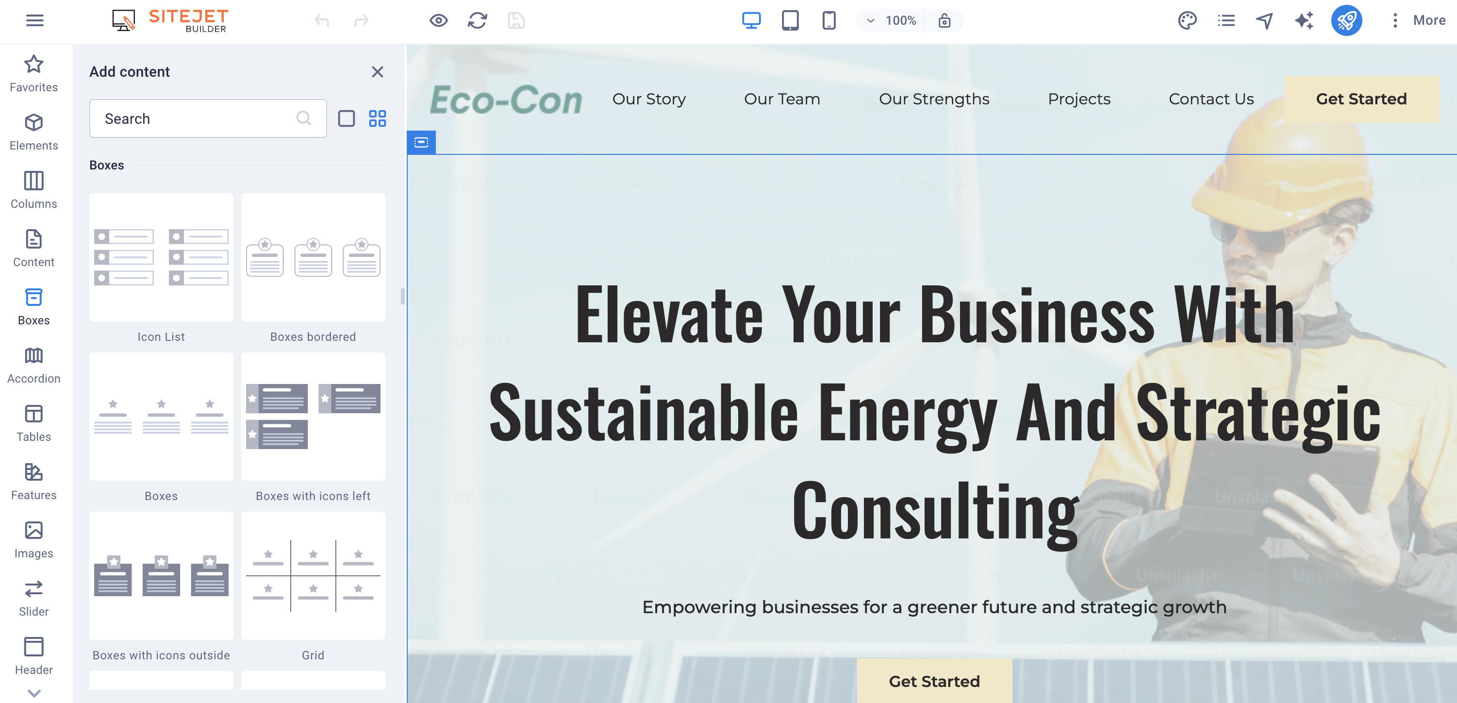 Sitejet Builder
